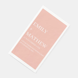 STYLISH MODERN CUSTOMIZED ELEGANT CLASSIC WEDDING NAPKIN