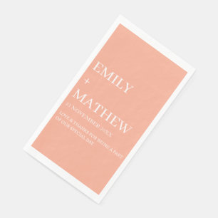 STYLISH MODERN CUSTOMIZED ELEGANT CLASSIC WEDDING  NAPKIN