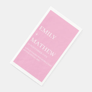 STYLISH MODERN CUSTOMIZED ELEGANT CLASSIC WEDDING  NAPKIN