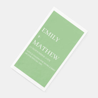 STYLISH MODERN CUSTOMIZED ELEGANT CLASSIC WEDDING  NAPKIN