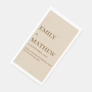 STYLISH MODERN CUSTOMIZED ELEGANT CLASSIC WEDDING  NAPKIN