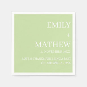 STYLISH MODERN CUSTOMIZED ELEGANT CLASSIC WEDDING  NAPKIN