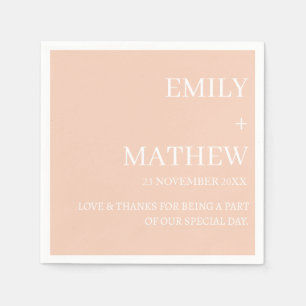 STYLISH MODERN CUSTOMIZED ELEGANT CLASSIC WEDDING  NAPKIN