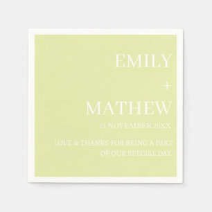 STYLISH MODERN CUSTOMIZED ELEGANT CLASSIC WEDDING  NAPKIN