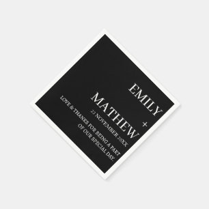 STYLISH MODERN CUSTOMIZED ELEGANT CLASSIC WEDDING  NAPKIN