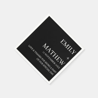 STYLISH MODERN CUSTOMIZED ELEGANT CLASSIC WEDDING  NAPKIN