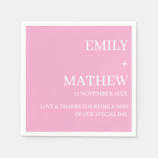 STYLISH MODERN CUSTOMIZED ELEGANT CLASSIC WEDDING  NAPKIN