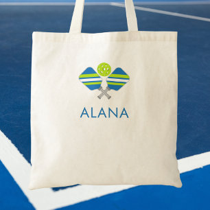 Stylish Modern Cute and Colourful Pickleball Tote Bag