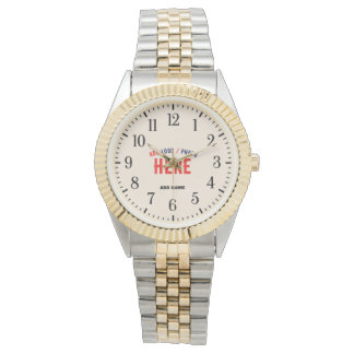STYLISH MODERN CUTE SILVERY GOLDEN NATURAL BRANDED WATCH