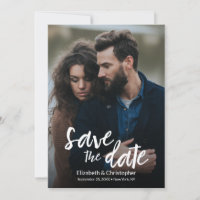Stylish Modern Handwritten QR CODE wedding website