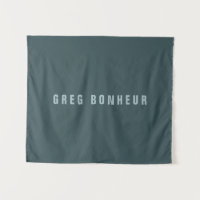 Stylish Modern Looking Name | Blue Grey