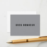 Stylish Modern Looking Name | Grey & Black