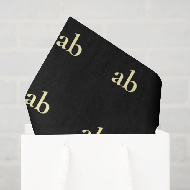  STYLISH MODERN MINIMAL CUSTOMIZED NAME YOUR LOGO TISSUE PAPER (Gift Bag)
