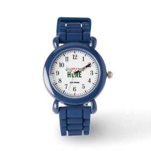 STYLISH MODERN NAVY BLUE UNIQUE VERIFIED BRANDED WATCH