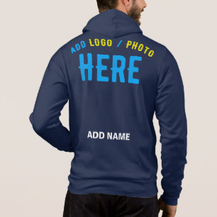 STYLISH MODERN NAVY BLUE VERIFIED BRANDED HOODIE