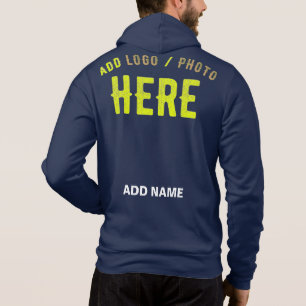 STYLISH MODERN NAVY BLUE VERIFIED BRANDED HOODIE