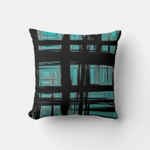 Stylish Modern Plaid Pattern Cushion