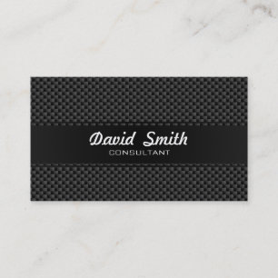 Stylish, modern, professional carbon fiber business card