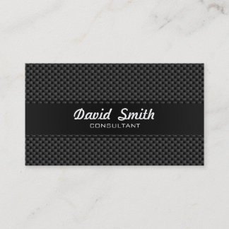 Stylish, modern, professional carbon fiber business card