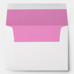 Stylish Modern Script Minimal Wedding RSPV White Envelope