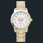 STYLISH MODERN SILVERY GOLDEN VERIFIED BRANDED WATCH<br><div class="desc">THIS IS A DESIGN FITTING FOR EVERYONE.YOU CAN CHANGE, RESIZE OR ADD LOGO, PHOTO, TEXT AND COLOURS THE WAY YOU LIKE.THANK YOU.</div>