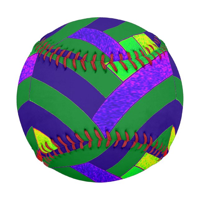 stylish modern sophisticated chevrons baseball (Front)