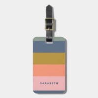 Stylish Modern Stripes in Pretty Earth Tones Name
