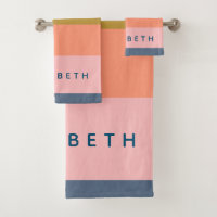 Stylish Modern Stripes Pretty Earth Tones Custom