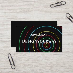Stylish Modern Wooden Carpentry Professional  Business Card