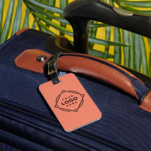 stylish modern world traveller customisable  luggage tag