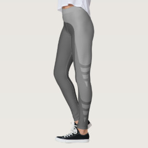Stylish Monochrome Detail Pattern Leggings