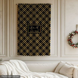 Stylish Monogram Blanket for Bridesmaid Gift