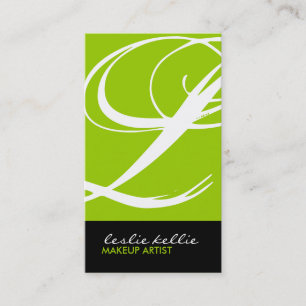 Stylish Monogram Business Card