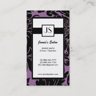 Stylish Monogram Business Cards