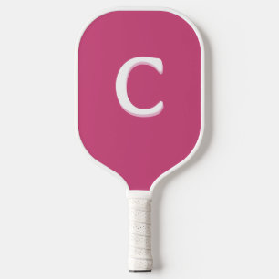 Stylish Monogram Heart Pattern Pickleball Paddle