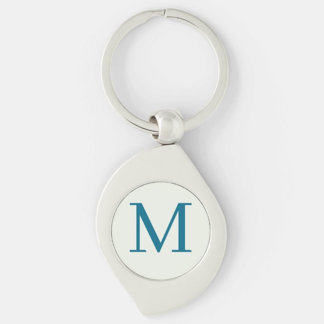 Stylish monogram key ring (Front)