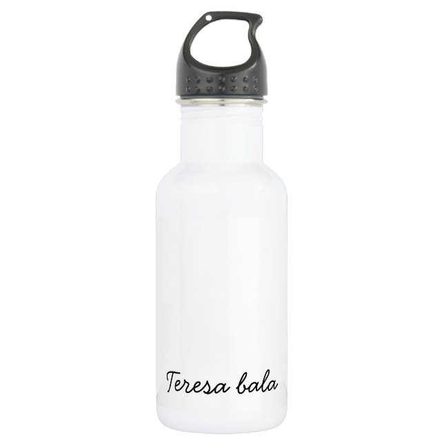 Stylish Monogram Modern Minimalist Script Design 532 Ml Water Bottle (Front)