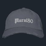 Stylish monogrammed grey  embroidered hat<br><div class="desc">Stylish monogrammed grey Embroidered baseball.</div>