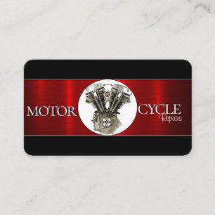 Stylish Motorcycle Business Card