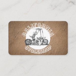 Stylish Motorcycle Business Card