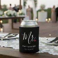 Stylish Mr. Custom Last Name & Date Wedding