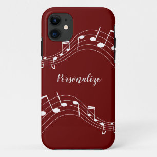 Stylish Music Notes Trendy Cool Personalised Case- iPhone 11 Case