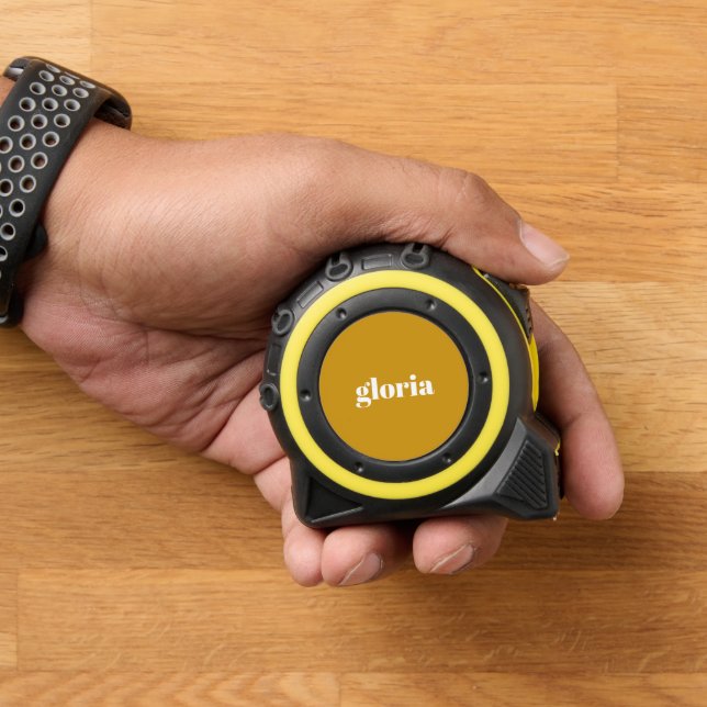 Stylish mustard yellow plain custom name 1 (Home)