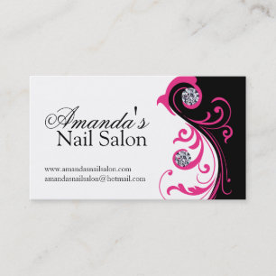 Stylish Nail Salon Business Cards