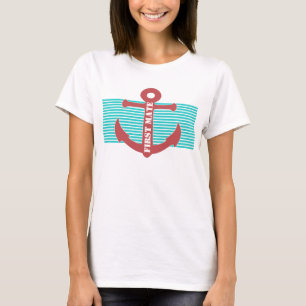 Stylish Nautical Anchor Custom T-Shirt
