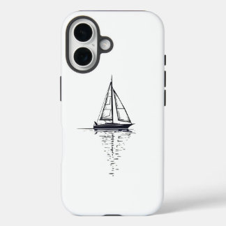 Stylish Nautical Design Protection iPhone 16 Case
