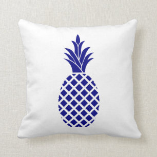 Stylish Navy Blue Pineapple Cushion
