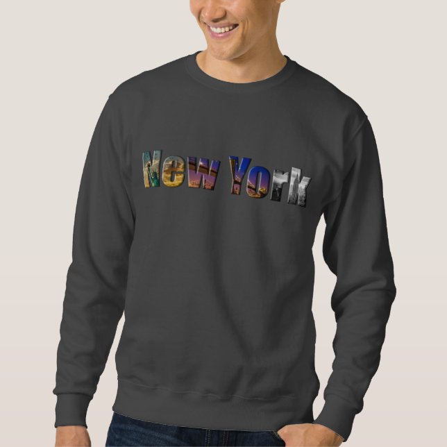Stylish New York grey  Sweatshirt (Front)