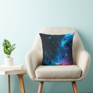 Stylish Night Sky Decorative Space Art Cushion