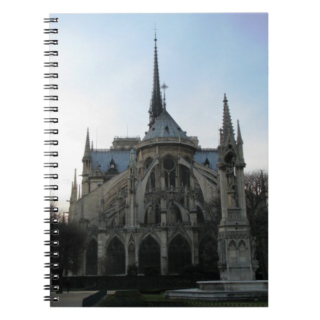 Stylish Notebook with Notre Dame de Paris (Front)